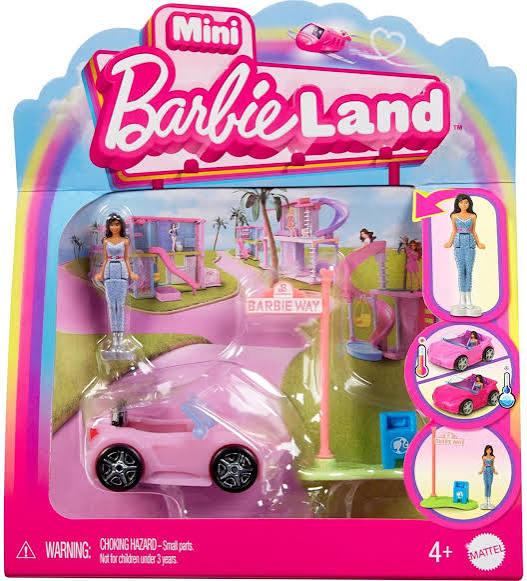 Barbie, Mini Barbieland Convertible, Hyf42, Çok Renkli