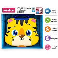 WINFUN Eğitici Küçük Laptop Oyuncağı Sesli Işıklı 12 Ay+