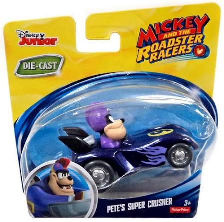 Disney Mickey And The Roadster Racers Figür ve Araç Pete Figürü ve Arabası