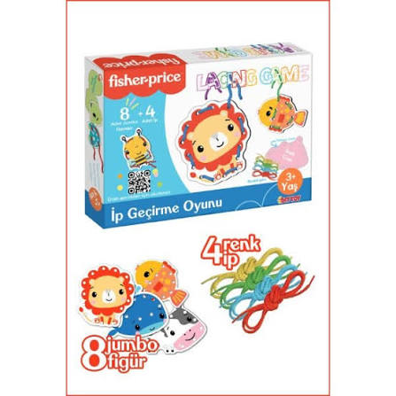 Fisher Price İp Geçirme Oyunu Lacing Game